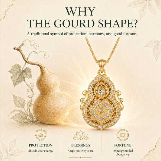 Protection & Good Fortune Gourd Necklace