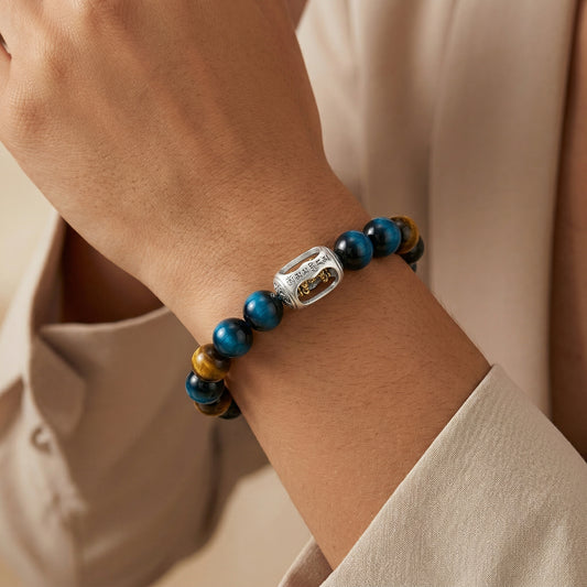 Clear Boundaries Obsidian Bracelet