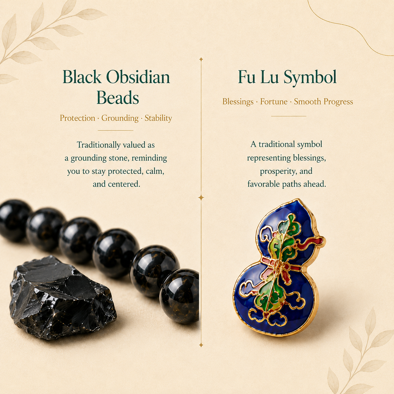 Protection & Luck Obsidian Bracelet
