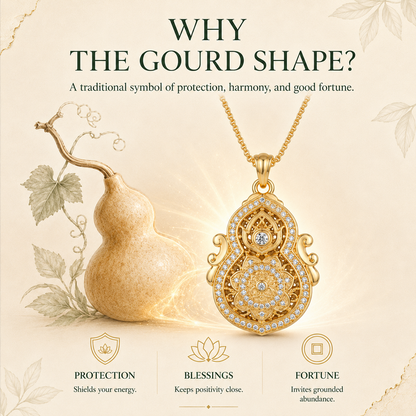 Protection & Good Fortune Gourd Necklace