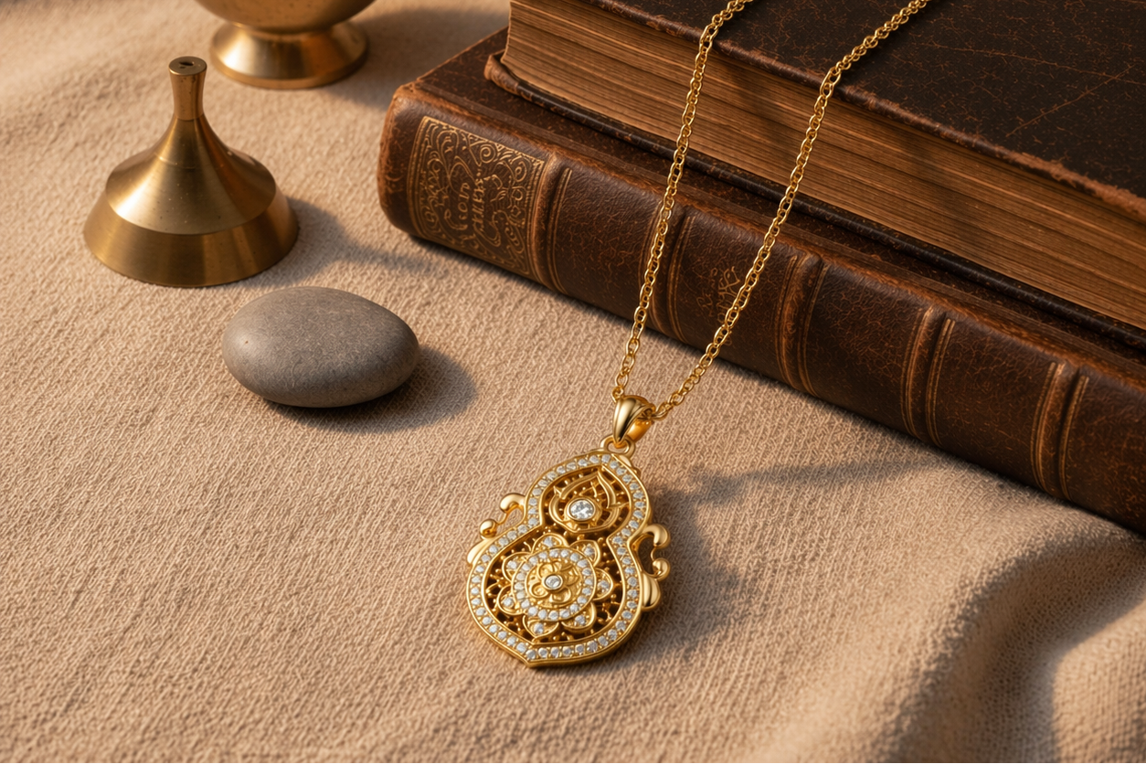 Protection & Good Fortune Gourd Necklace