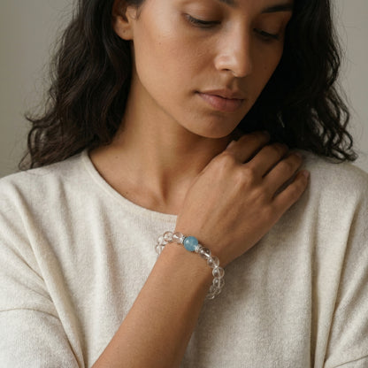 Clear Mind Quartz Bracelet
