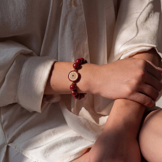 Sacred Protection Five Emperor Coins Bracelet