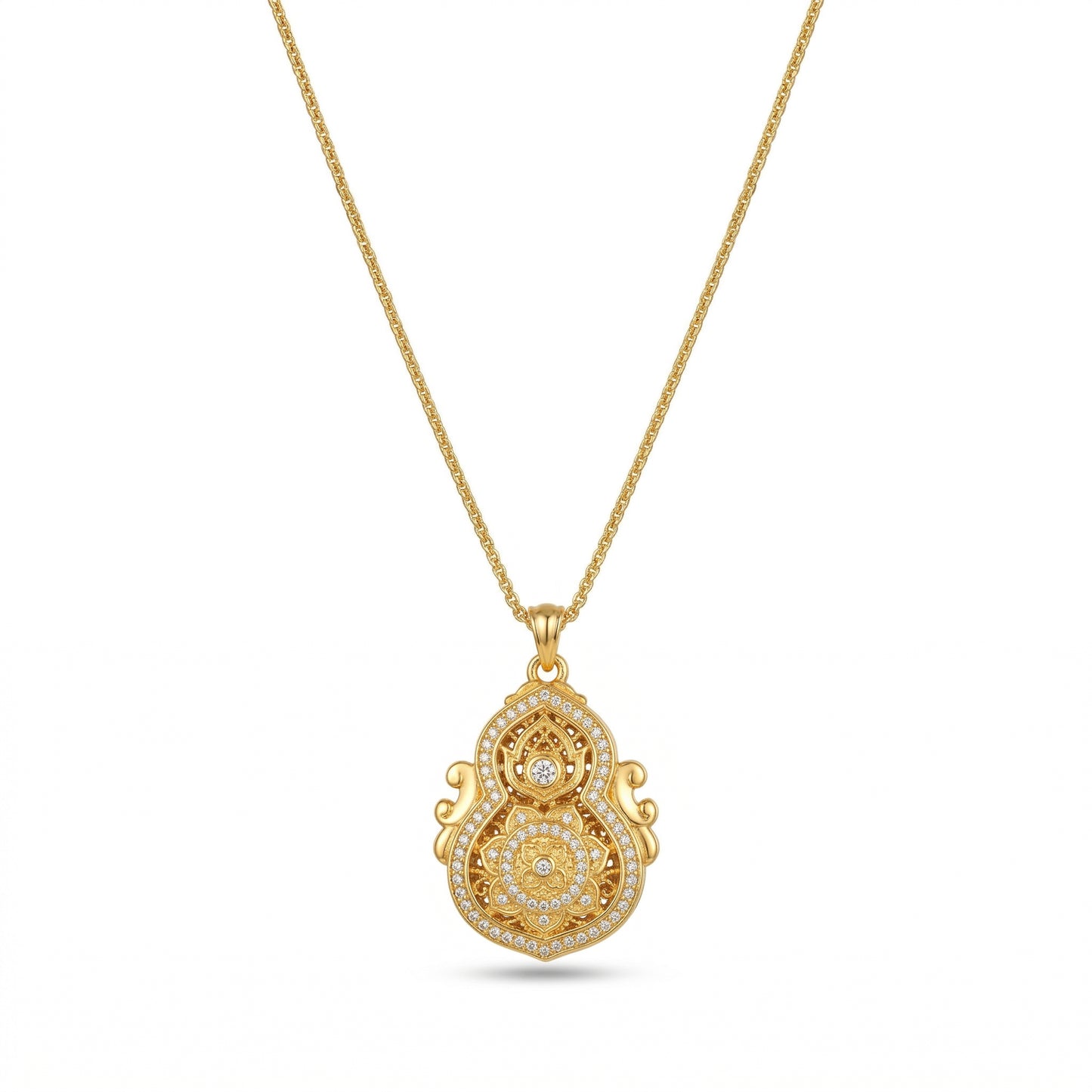 Protection & Good Fortune Gourd Necklace