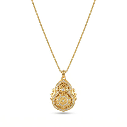 Protection & Good Fortune Gourd Necklace