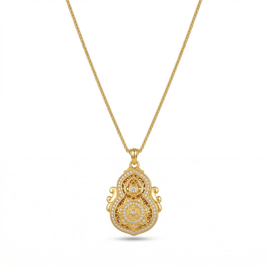 Protection & Good Fortune Gourd Necklace