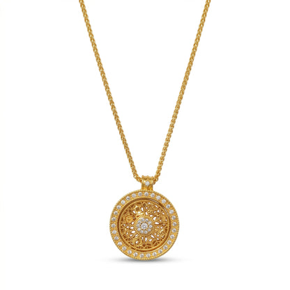 Opportunity & Direction Compass Necklace