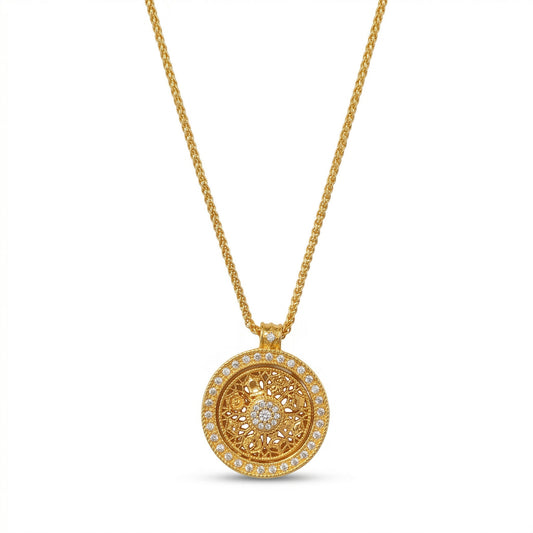 Opportunity & Direction Compass Necklace