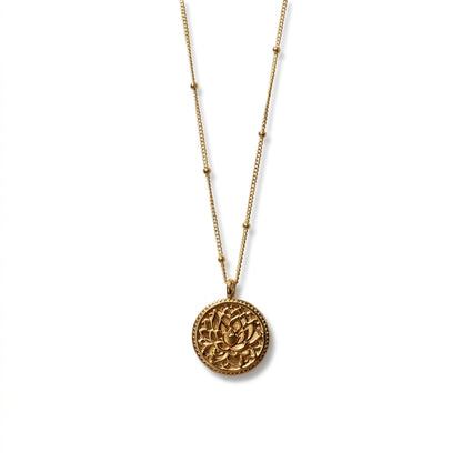 Calm Mind Lotus Necklace