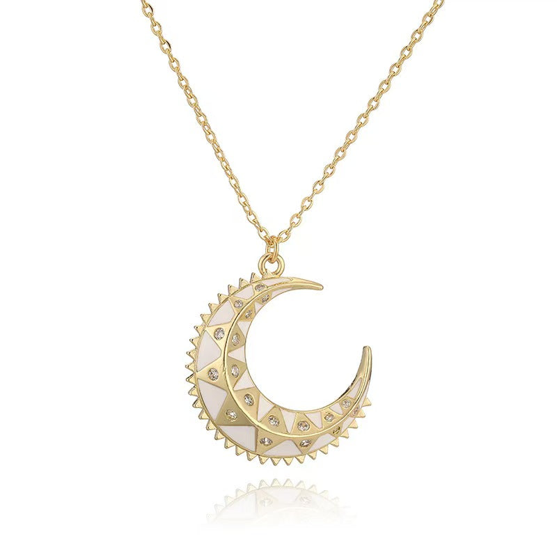 Love & New Beginnings Moon Necklace