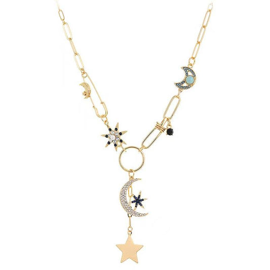 Love & Attraction Moon Star Necklace