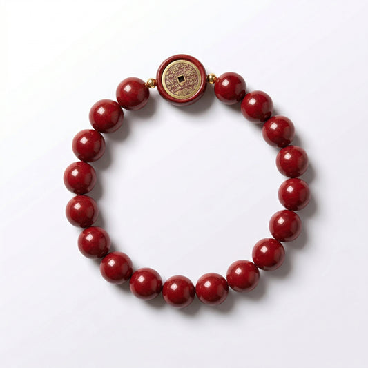 Sacred Protection Five Emperor Coins Bracelet