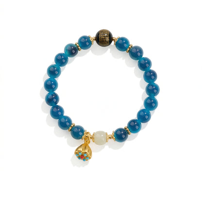 Calm Focus Blue Crystal Bracelet